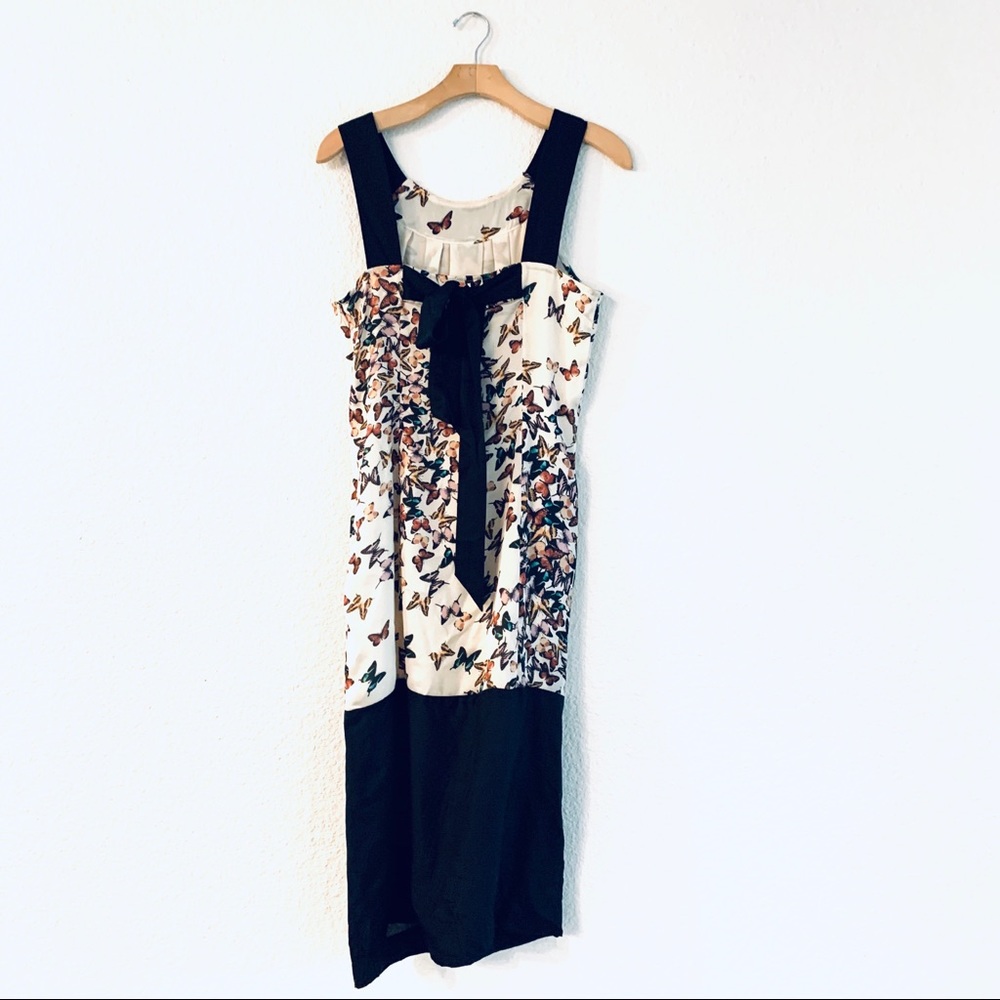 Ted Baker Butterfly Midi Dress Size 8 Sleeveless - Picture 5 of 16